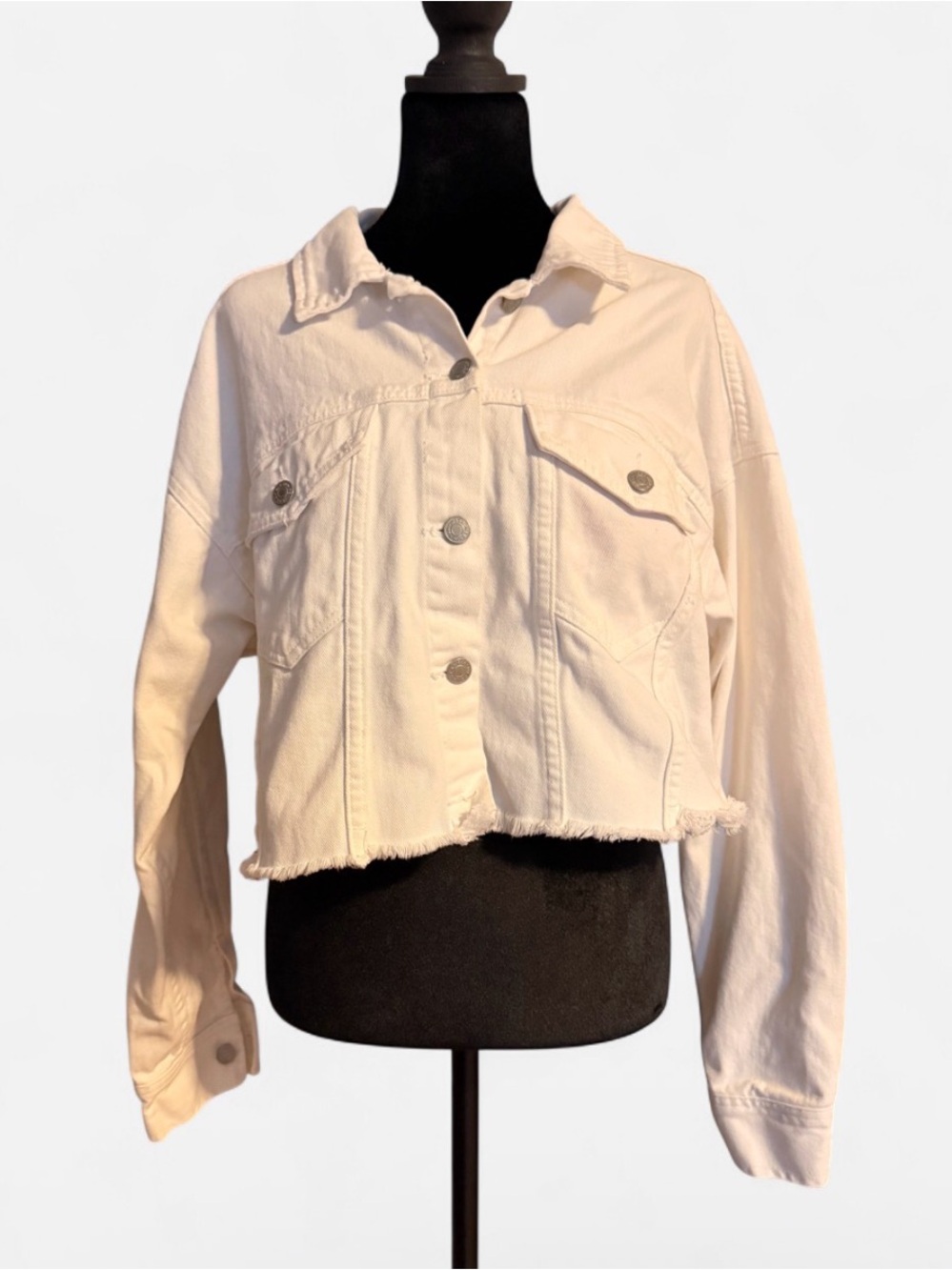Pacsun cropped Jean jacket